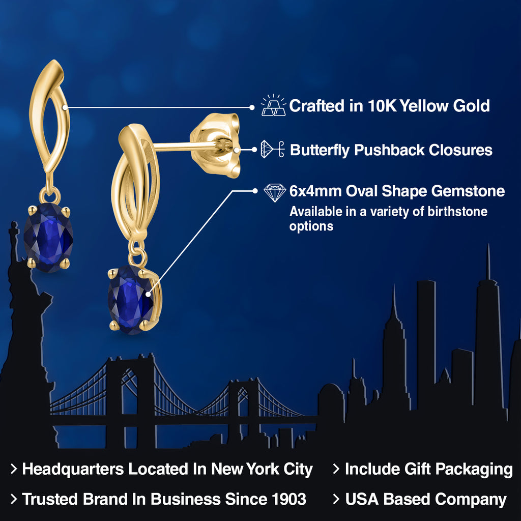 Earrings in 10K Yellow Gold