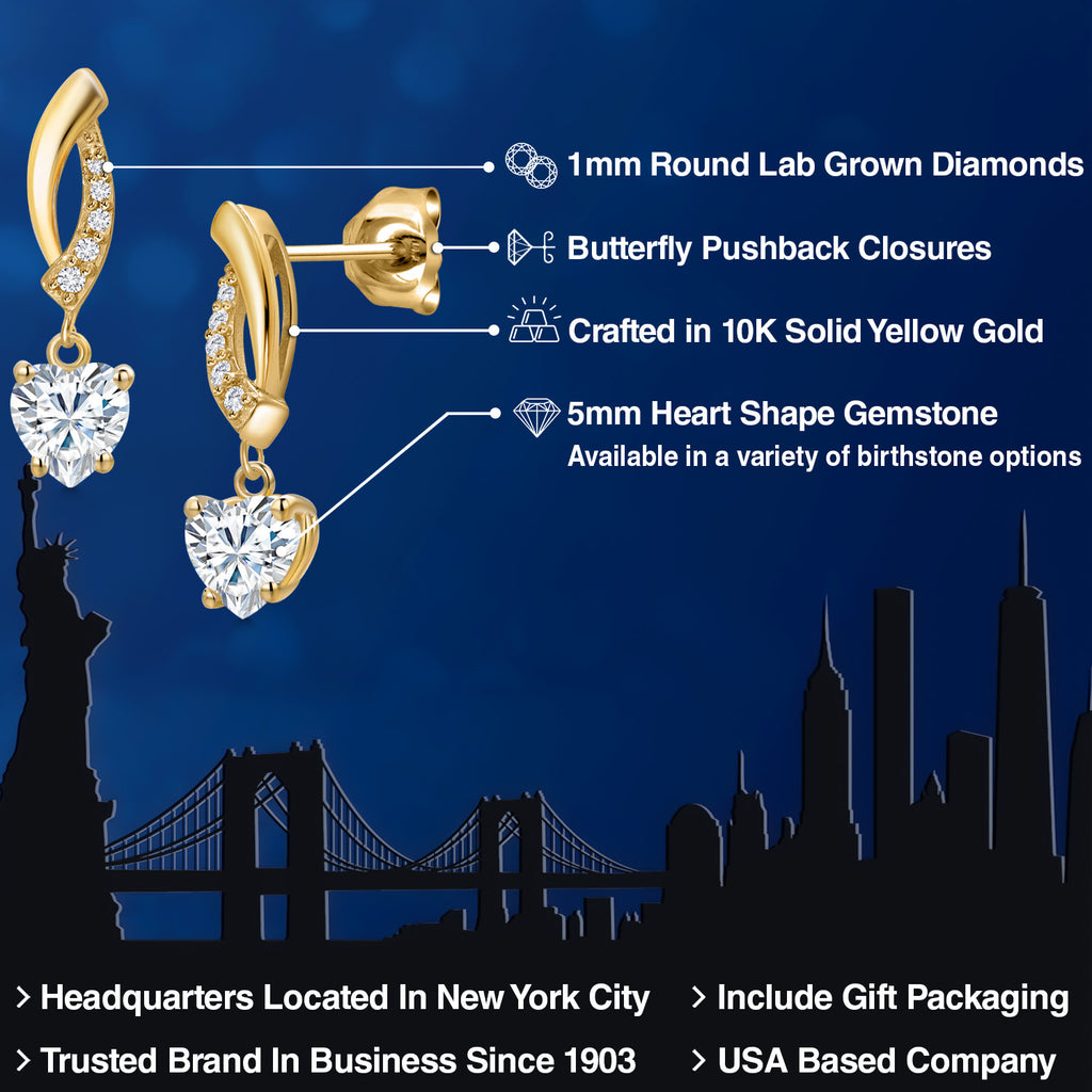 Earrings in 10K Yellow Gold