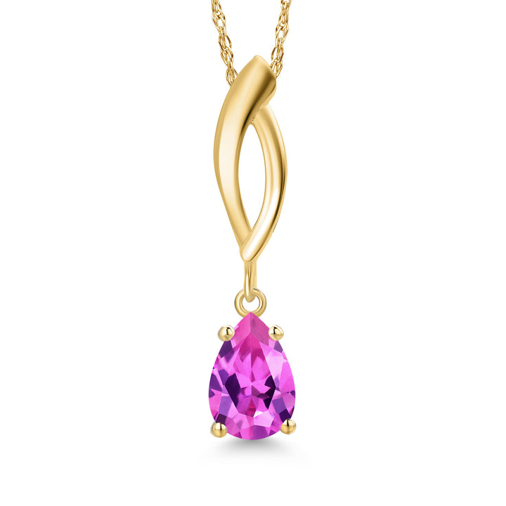 Pink Created Sapphire - September