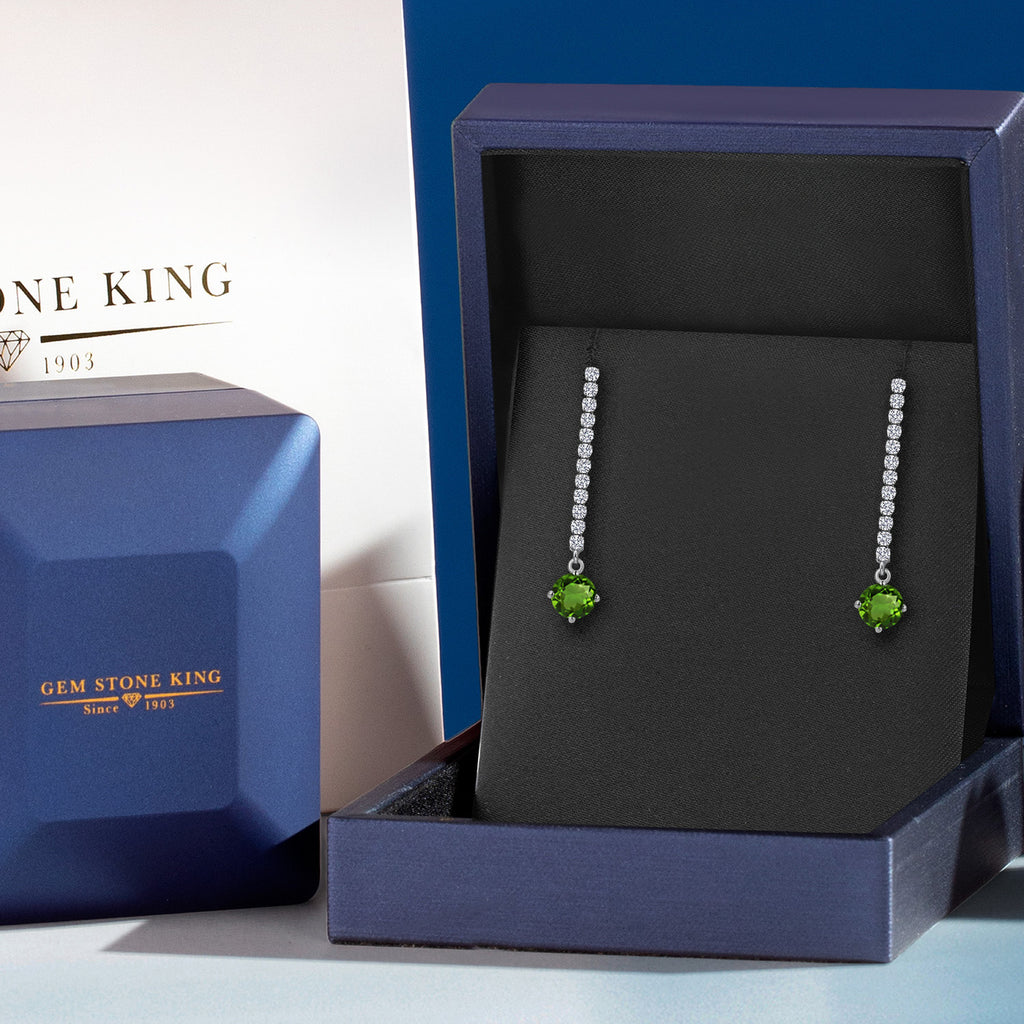 Earrings in 14K White Gold