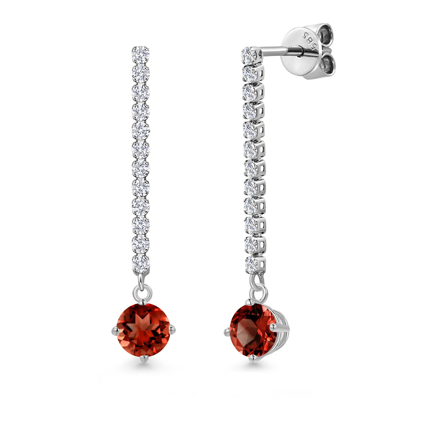 Earrings in 14K White Gold