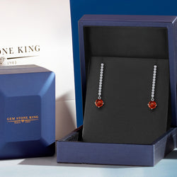Earrings in 14K White Gold