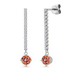 Earrings in 14K White Gold