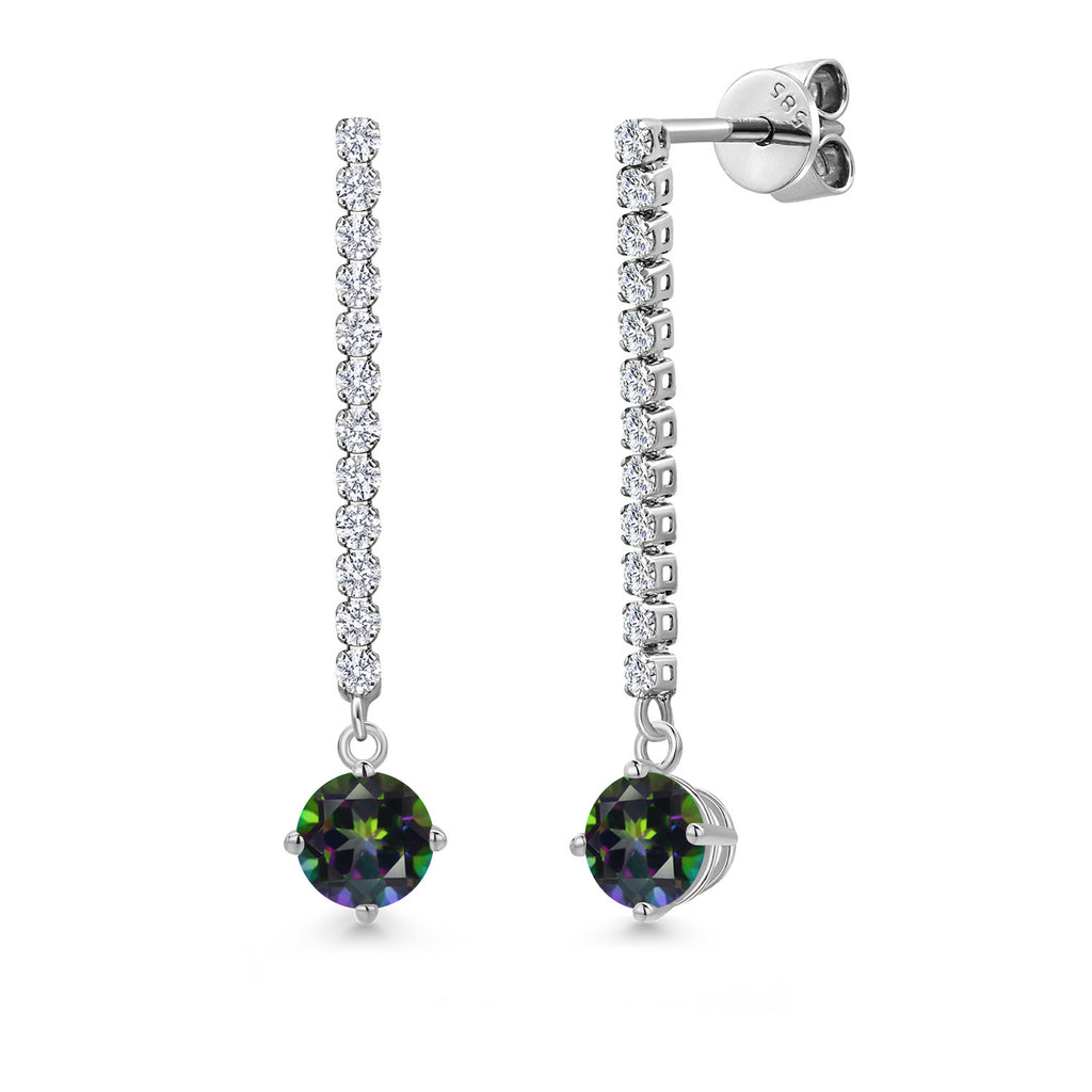 Earrings in 14K White Gold
