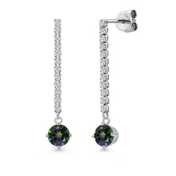 Earrings in 14K White Gold