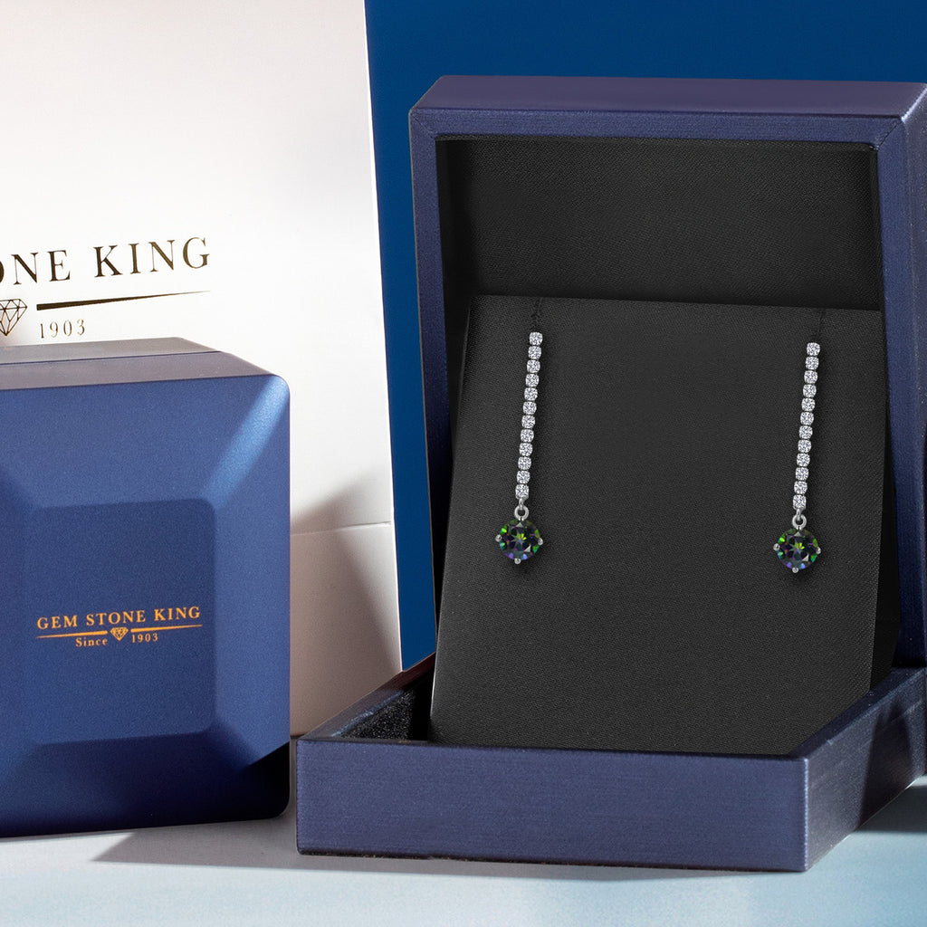 Earrings in 14K White Gold