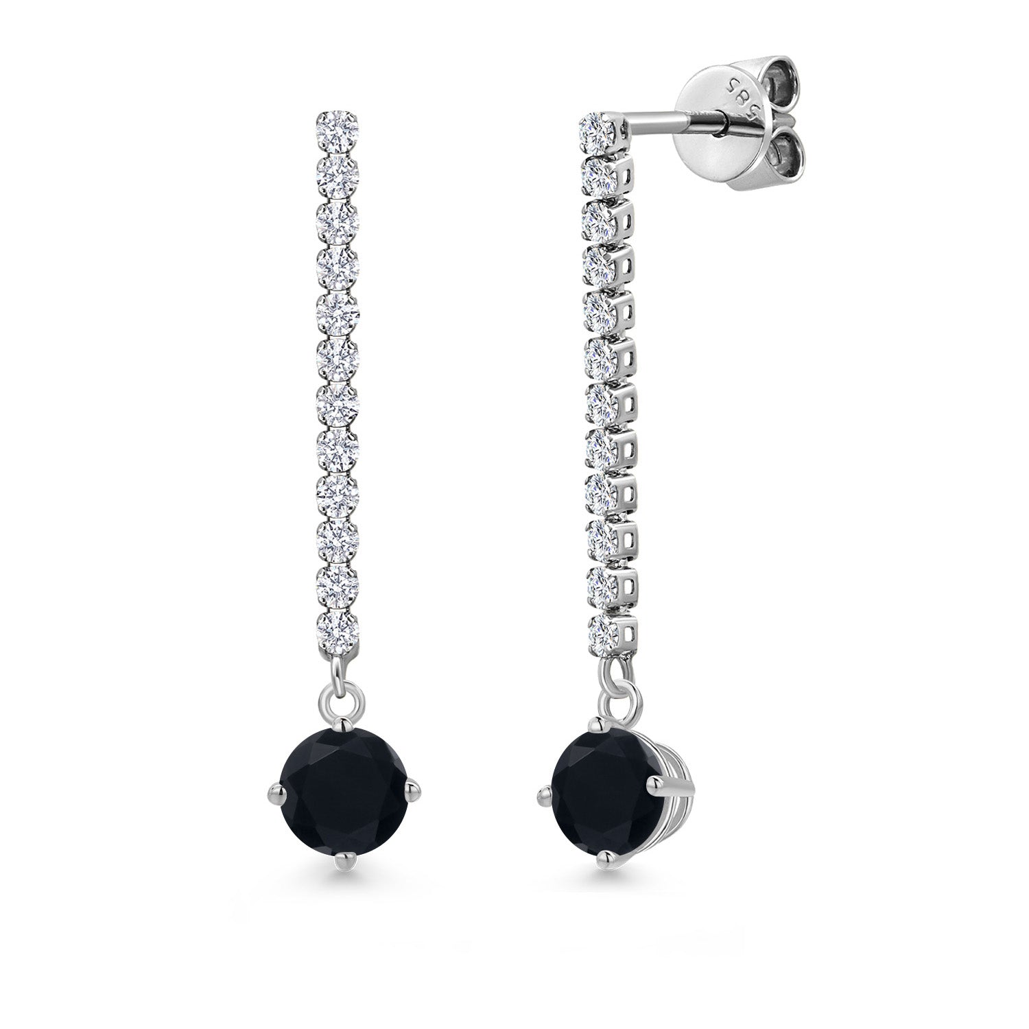Earrings in 14K White Gold
