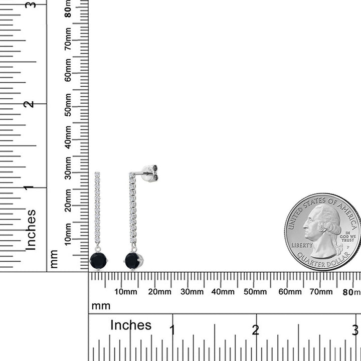 Earrings in 14K White Gold