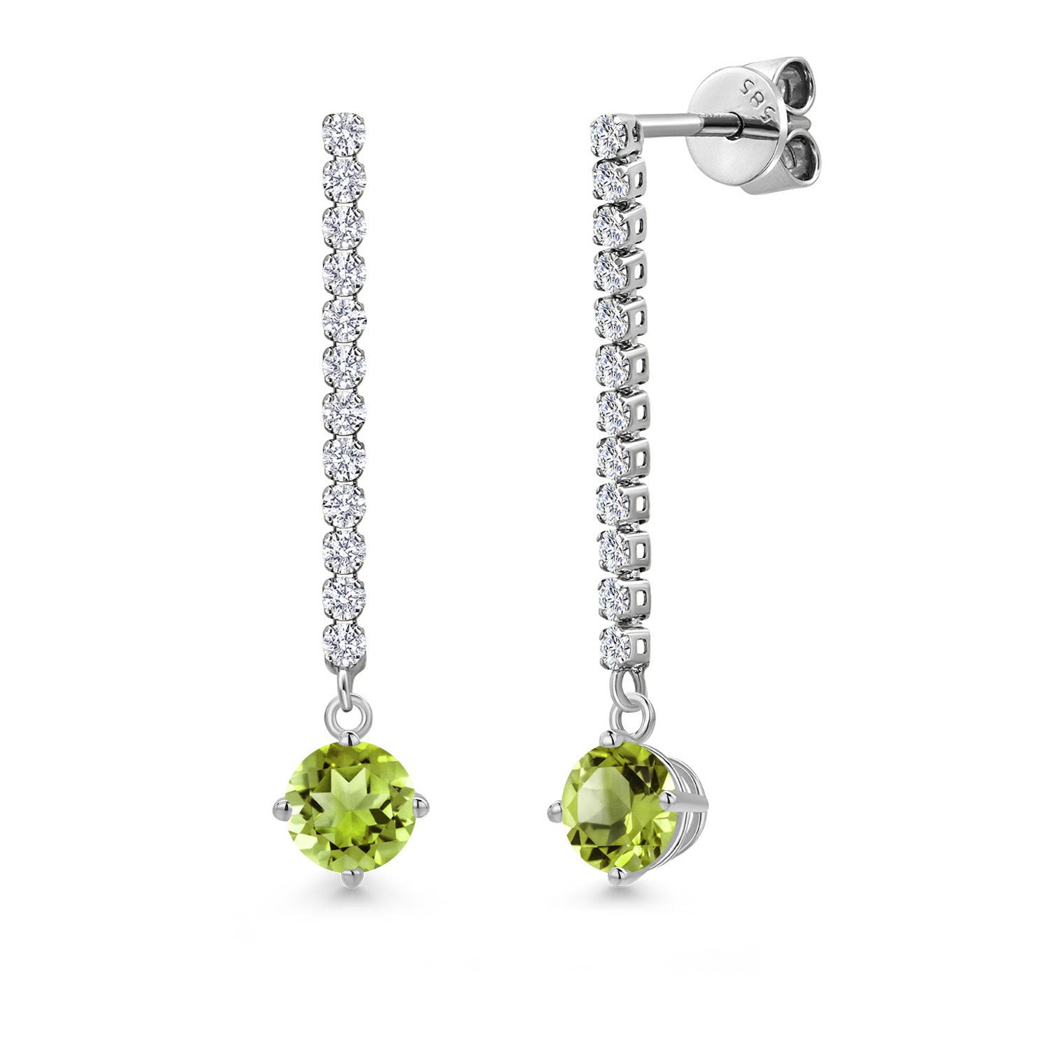 Earrings in 14K White Gold