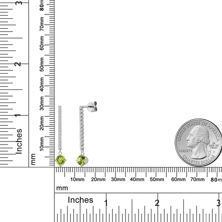 Earrings in 14K White Gold