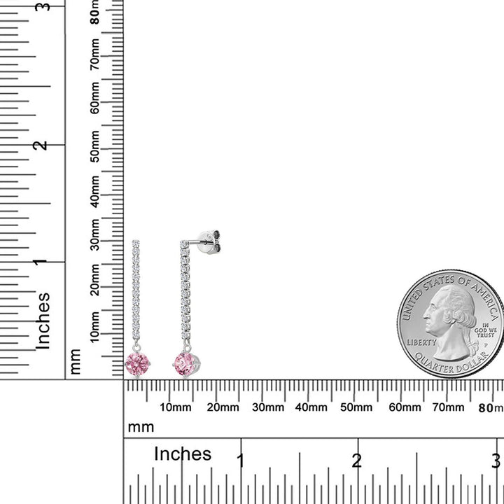 Earrings in 14K White Gold