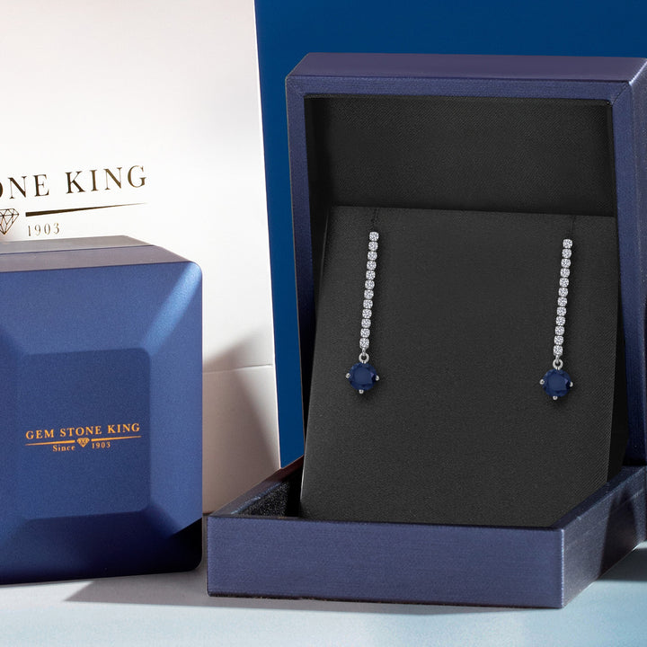 Earrings in 14K White Gold