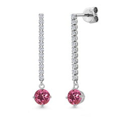 Earrings in 14K White Gold