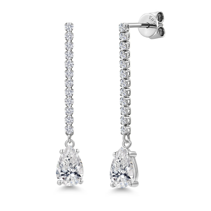 Earrings in 14K White Gold