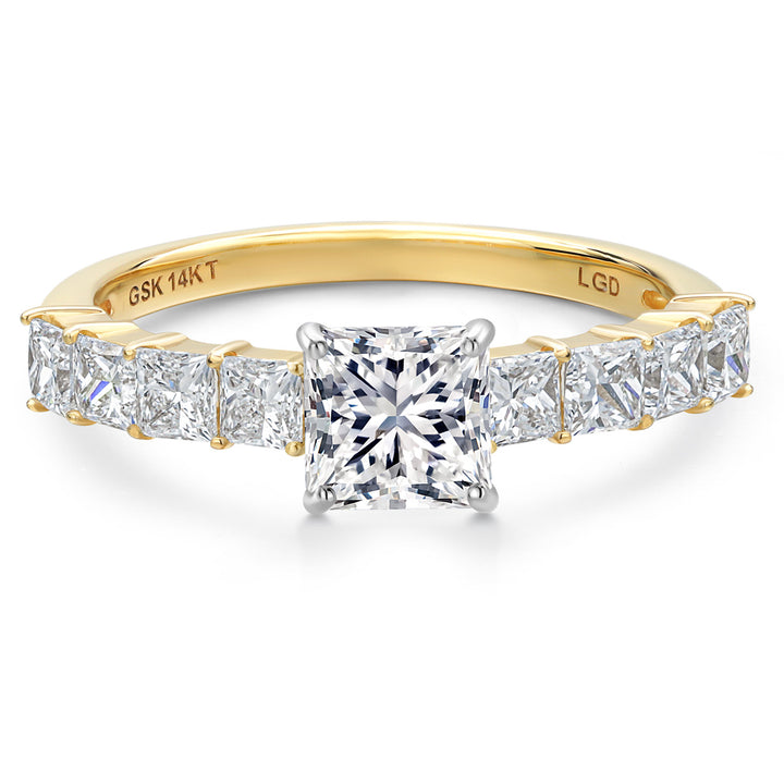 Ring in 14K Two Tone Gold