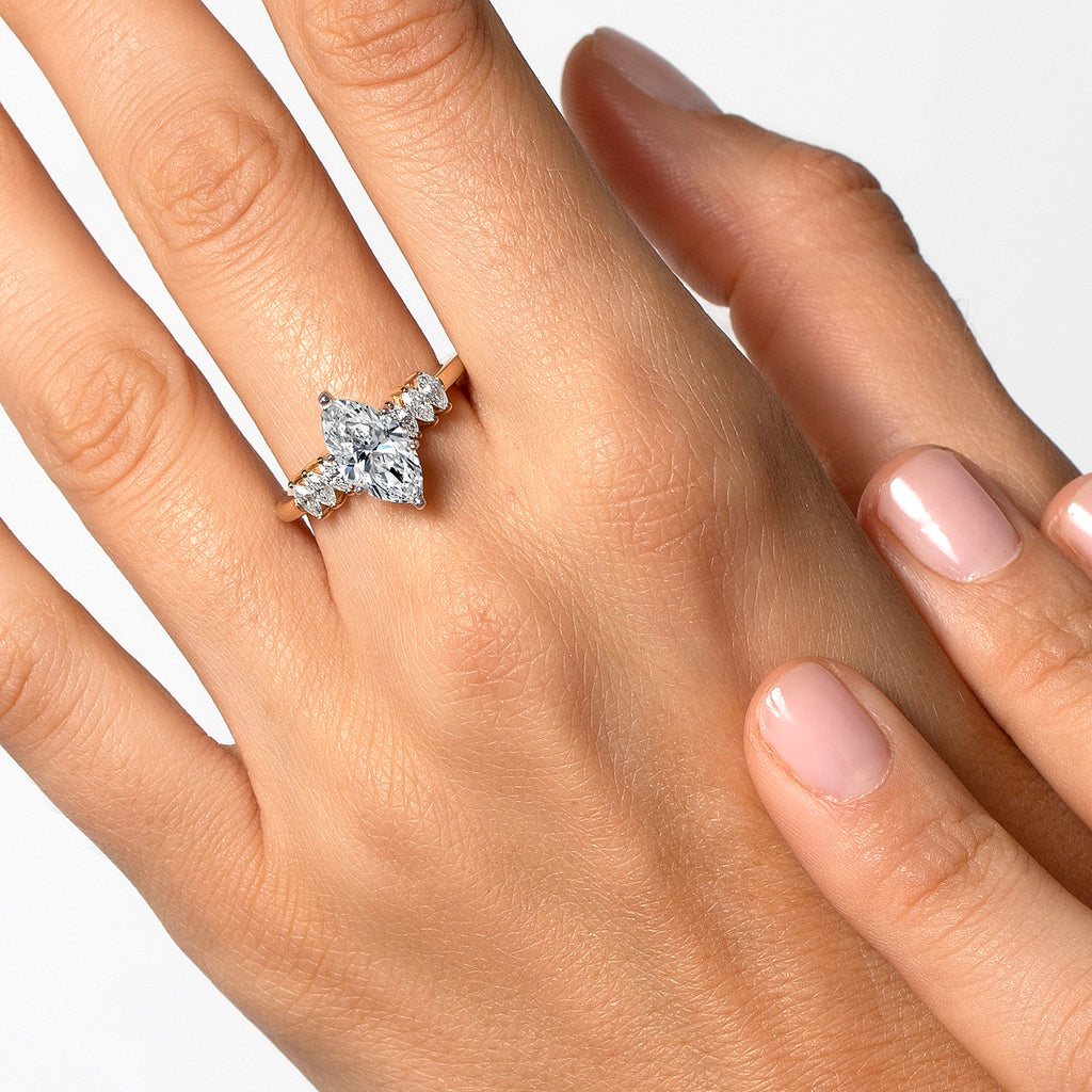 Ring in 14K Two Tone Gold