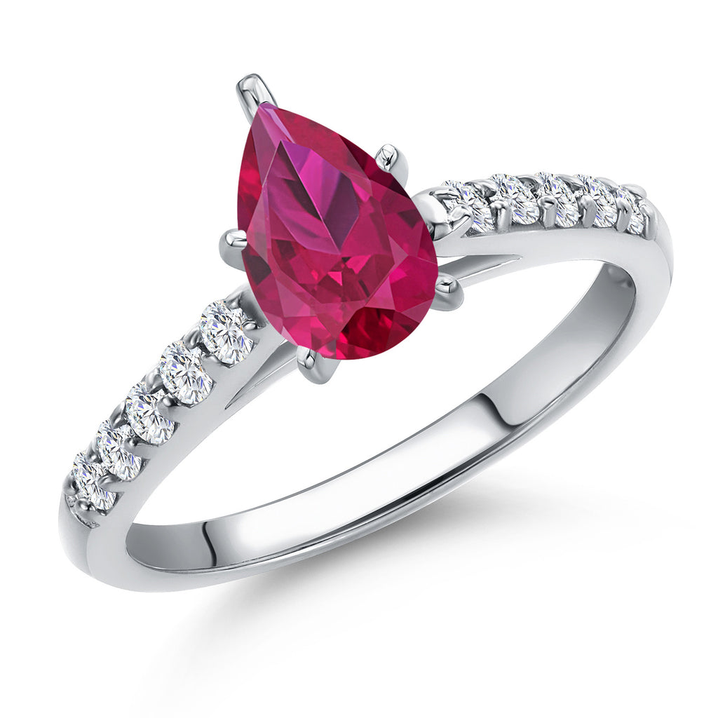Created Ruby - July_6_Ring in 10K White Gold
