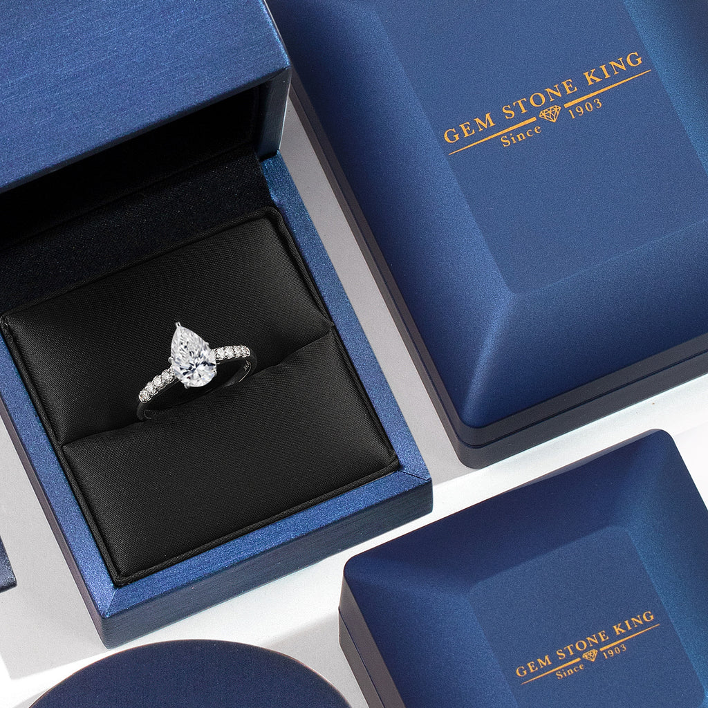 White Lab Grown Diamond - April_6_Ring in 10K White Gold