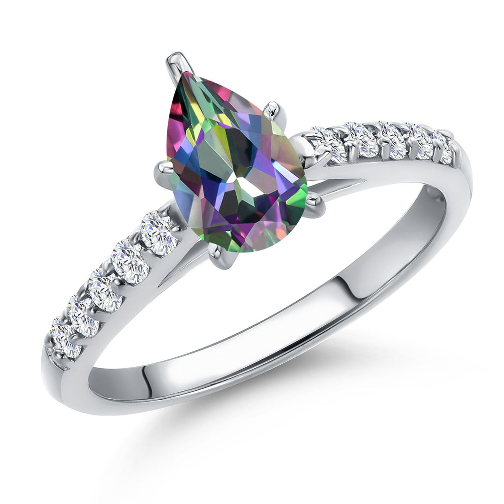 Green Mystic Topaz_7_Ring in 10K White Gold