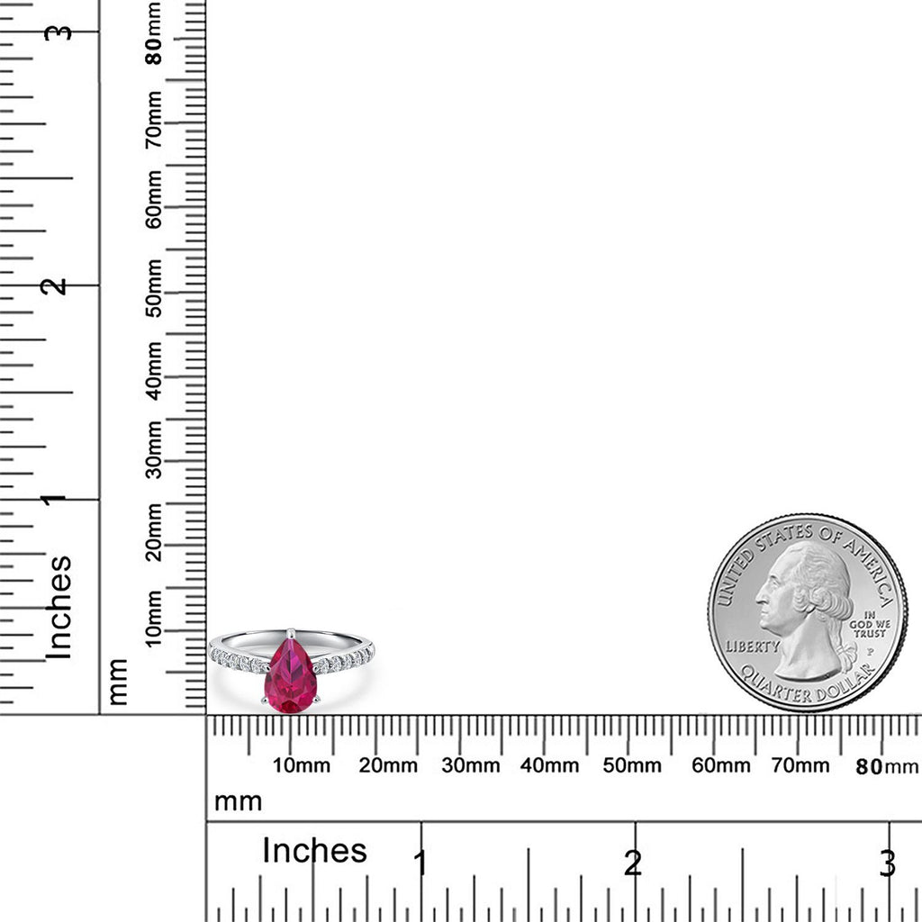 Created Ruby - July_5_Ring in 10K White Gold