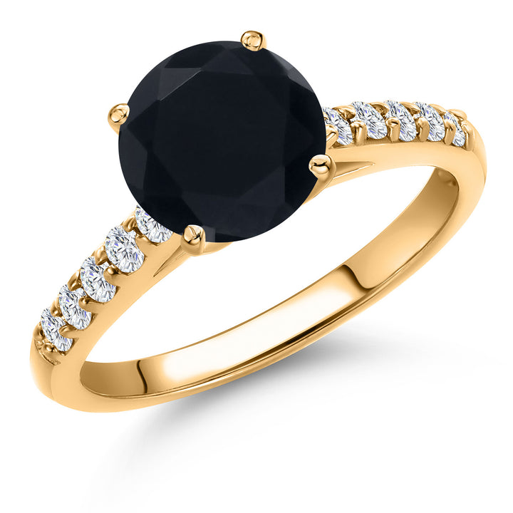 Onyx - December_5_Ring in 10K Yellow Gold