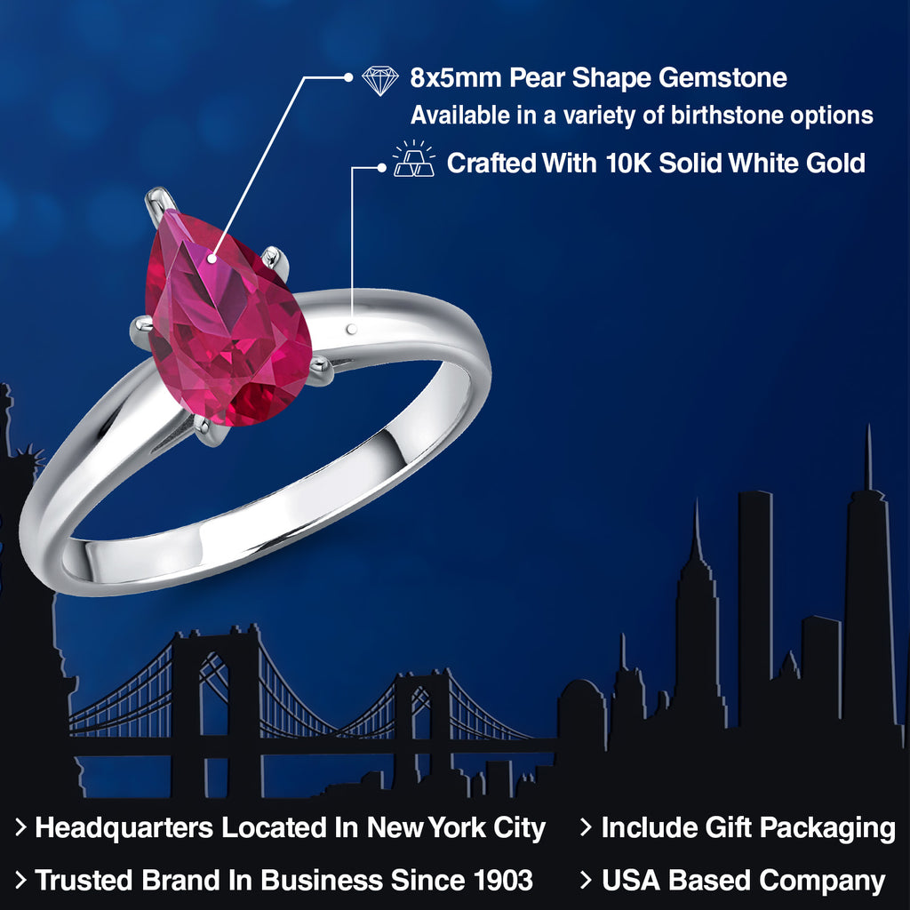 Created Ruby - July_6_Ring in 10K White Gold