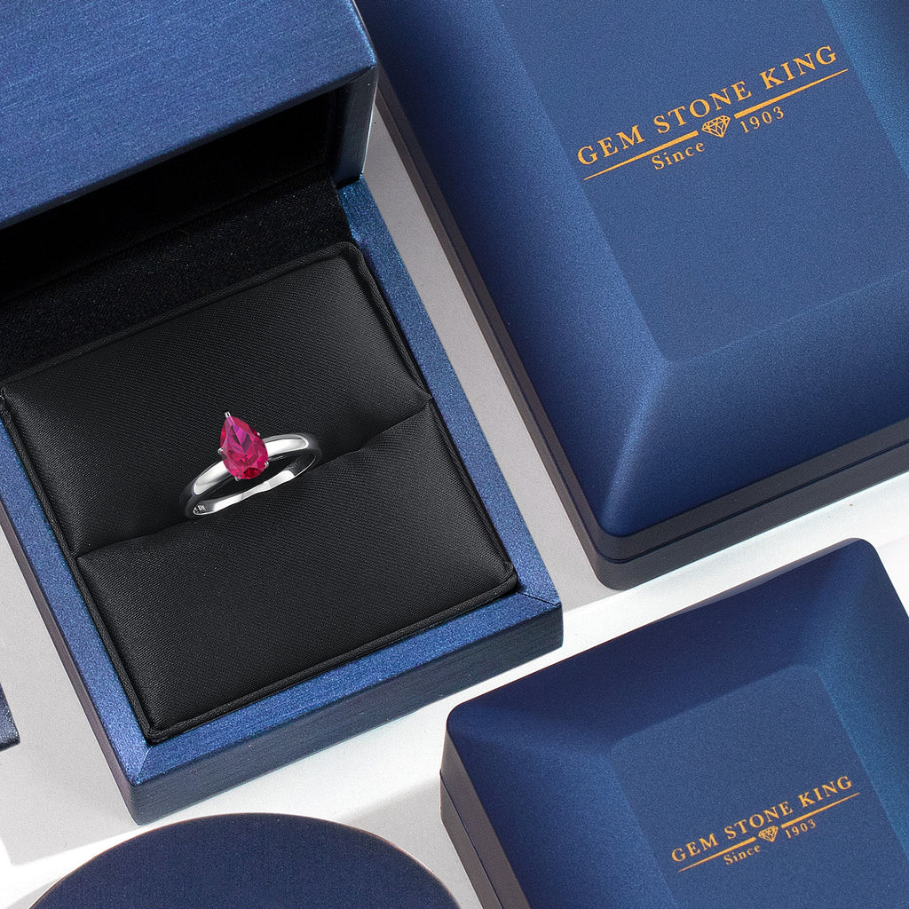 Created Ruby - July_6_Ring in 10K White Gold