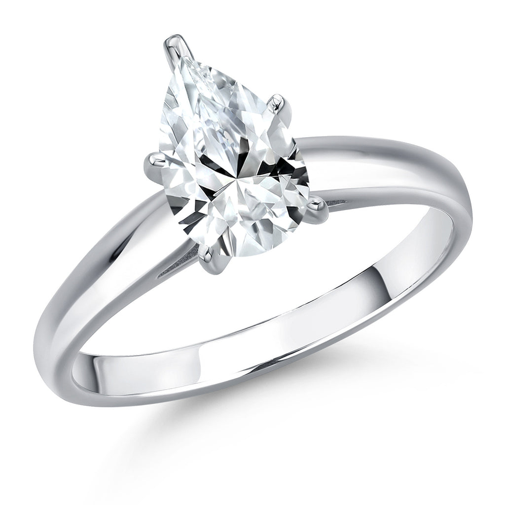 White Created Sapphire - September_5_Ring in 10K White Gold