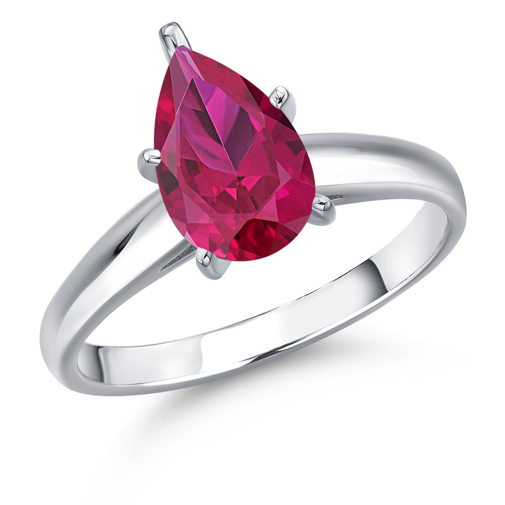 Created Ruby - July_8_Ring in 10K White Gold