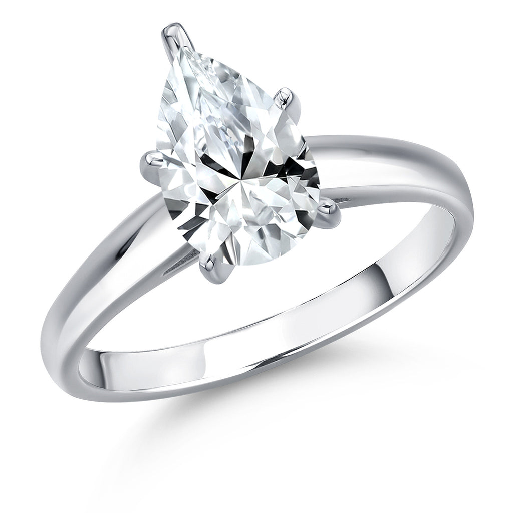 White Created Sapphire - September_6_Ring in 10K White Gold