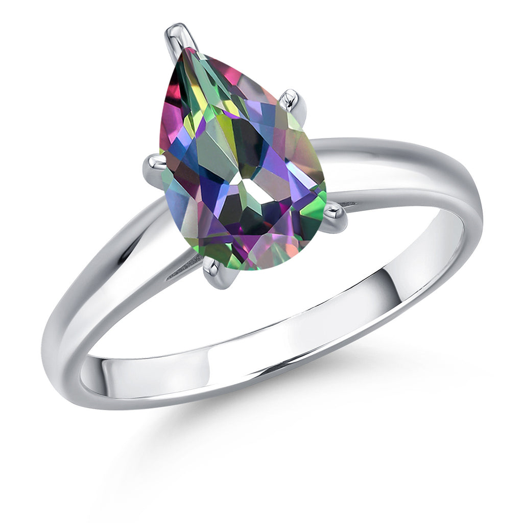 Green Mystic Topaz_9_Ring in 10K White Gold