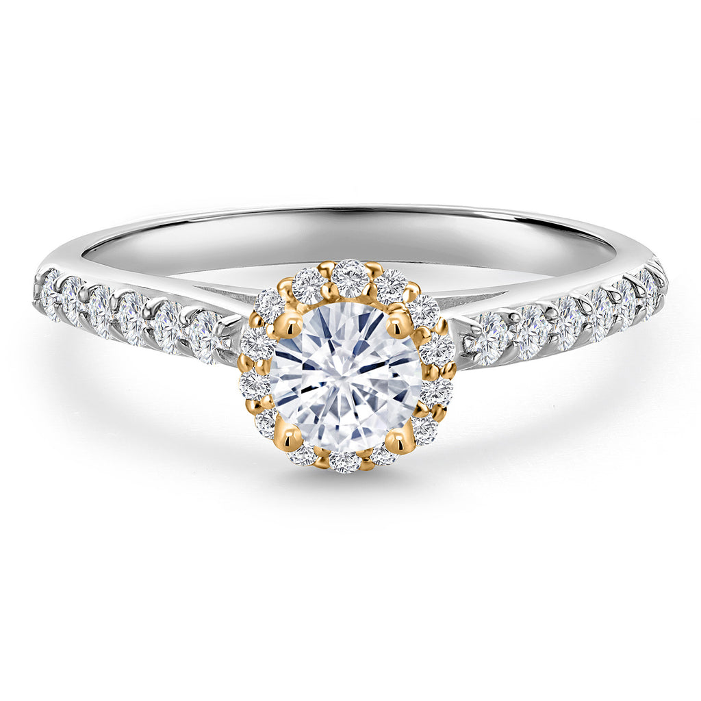 Ring in 10K Two Tone Gold