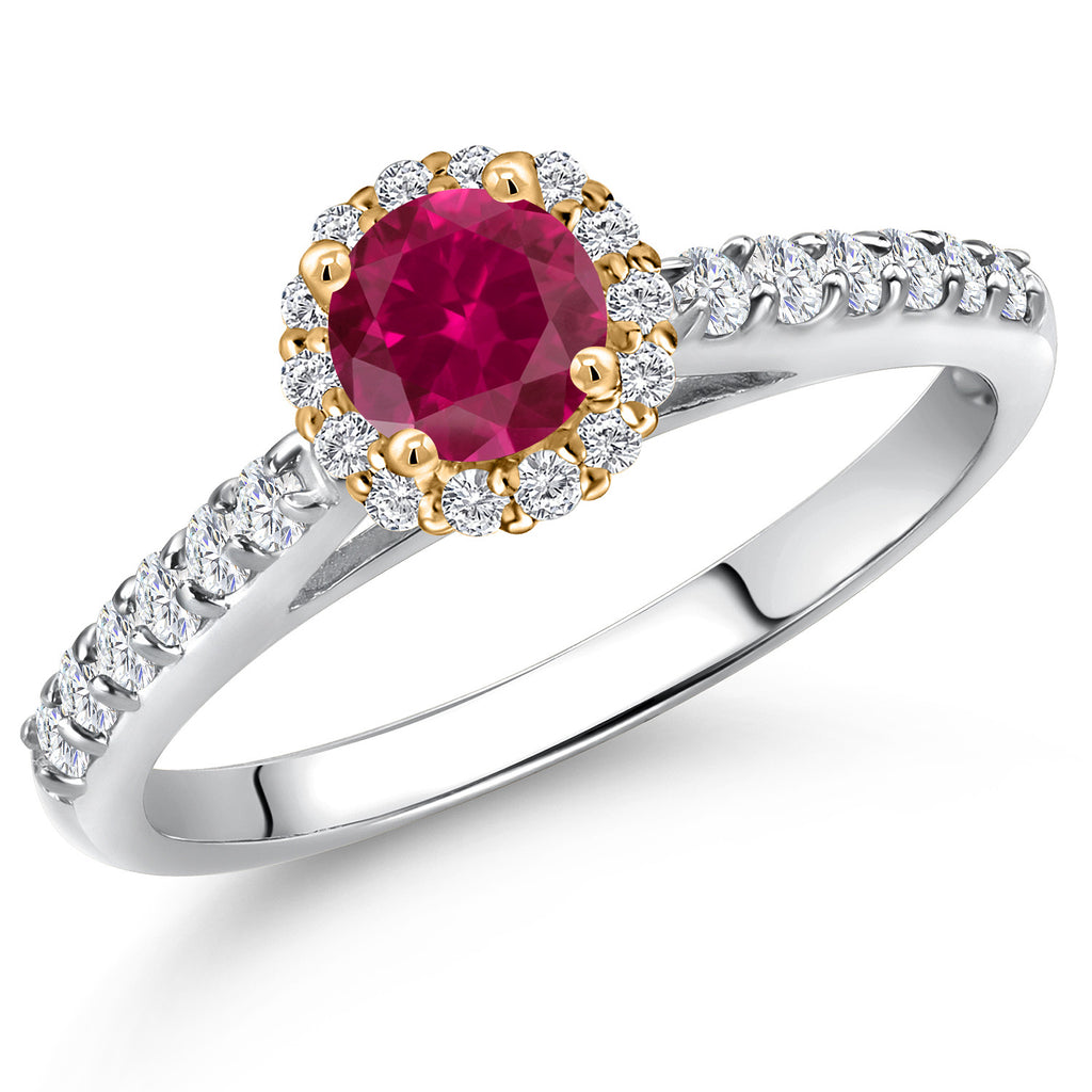 Created Ruby - July_6_Ring in 10K Two Tone Gold