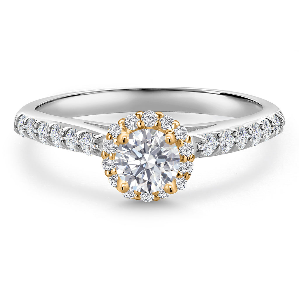 Lab Grown Diamond_5_Ring in 10K Two Tone Gold