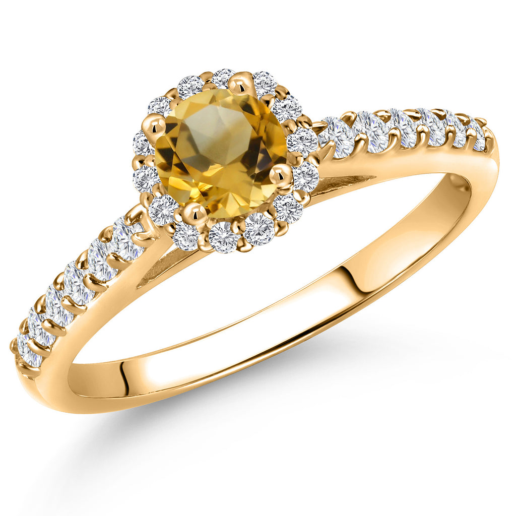 Citrine - November_9_Ring in 10K Yellow Gold