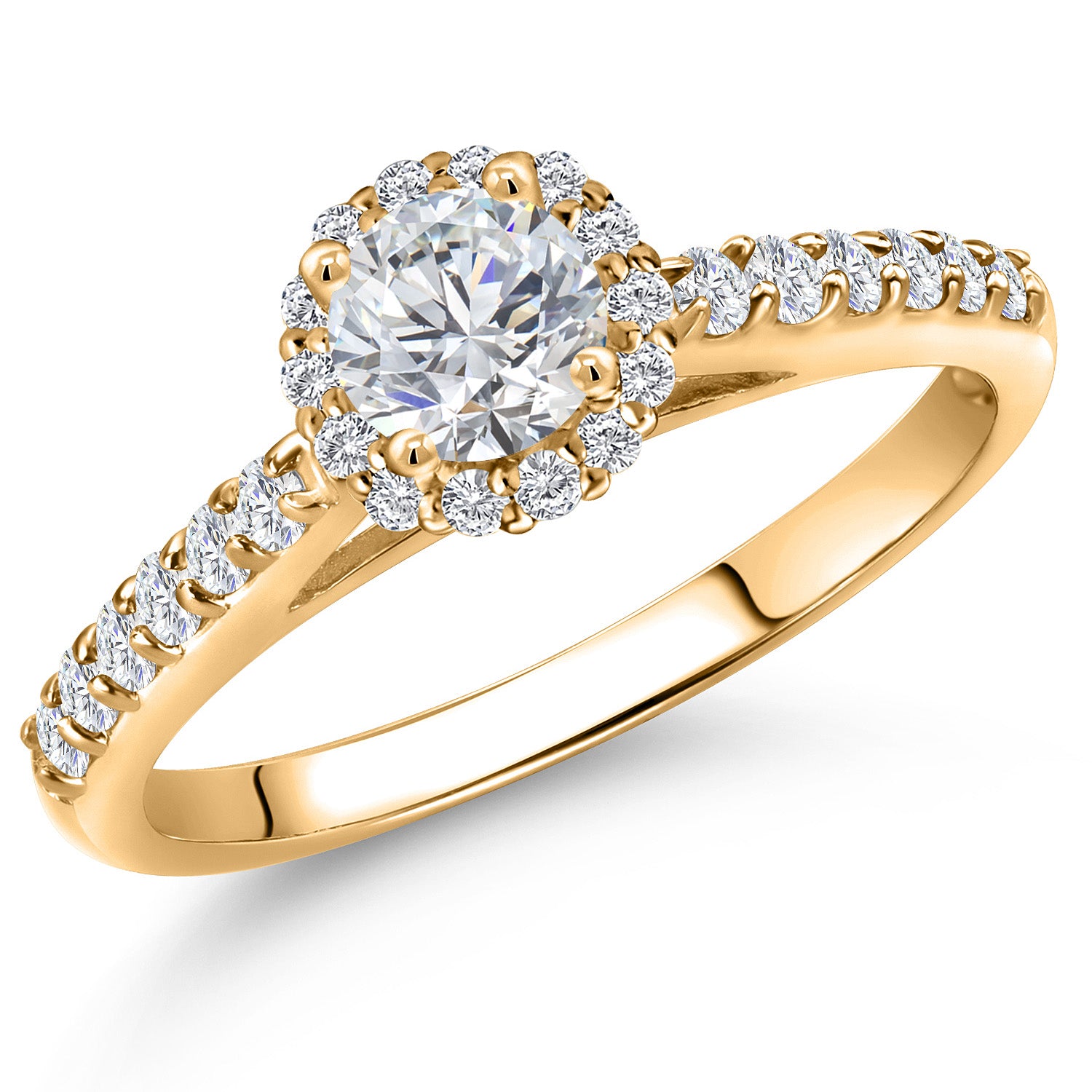 Lab Grown Diamond_5_Ring in 10K Yellow Gold