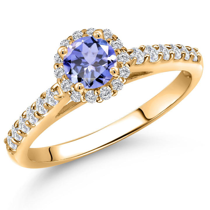 Tanzanite - December_5_Ring in 10K Yellow Gold