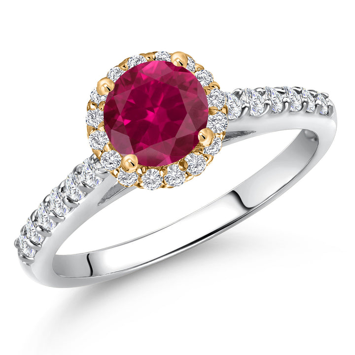 Created Ruby - July_5_Ring in 10K Two Tone Gold