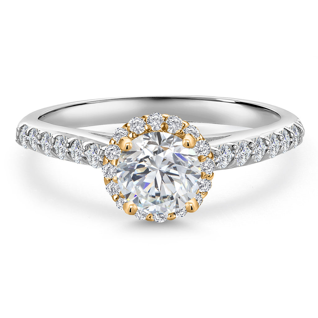 Lab Grown Diamond_5_Ring in 10K Two Tone Gold