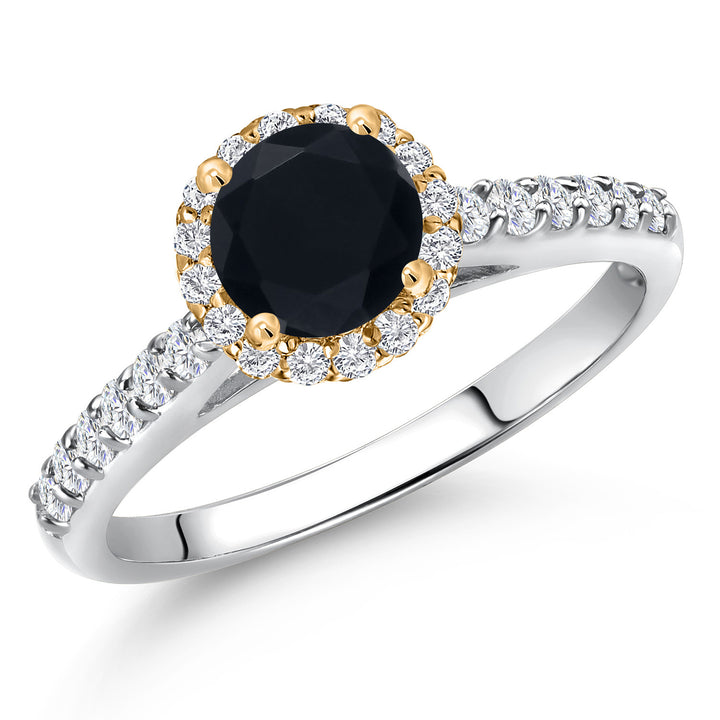 Onyx - December_5_Ring in 10K Two Tone Gold