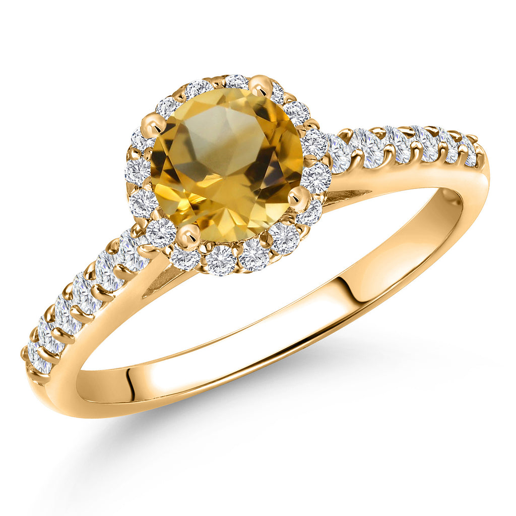 Citrine - November_9_Ring in 10K Yellow Gold