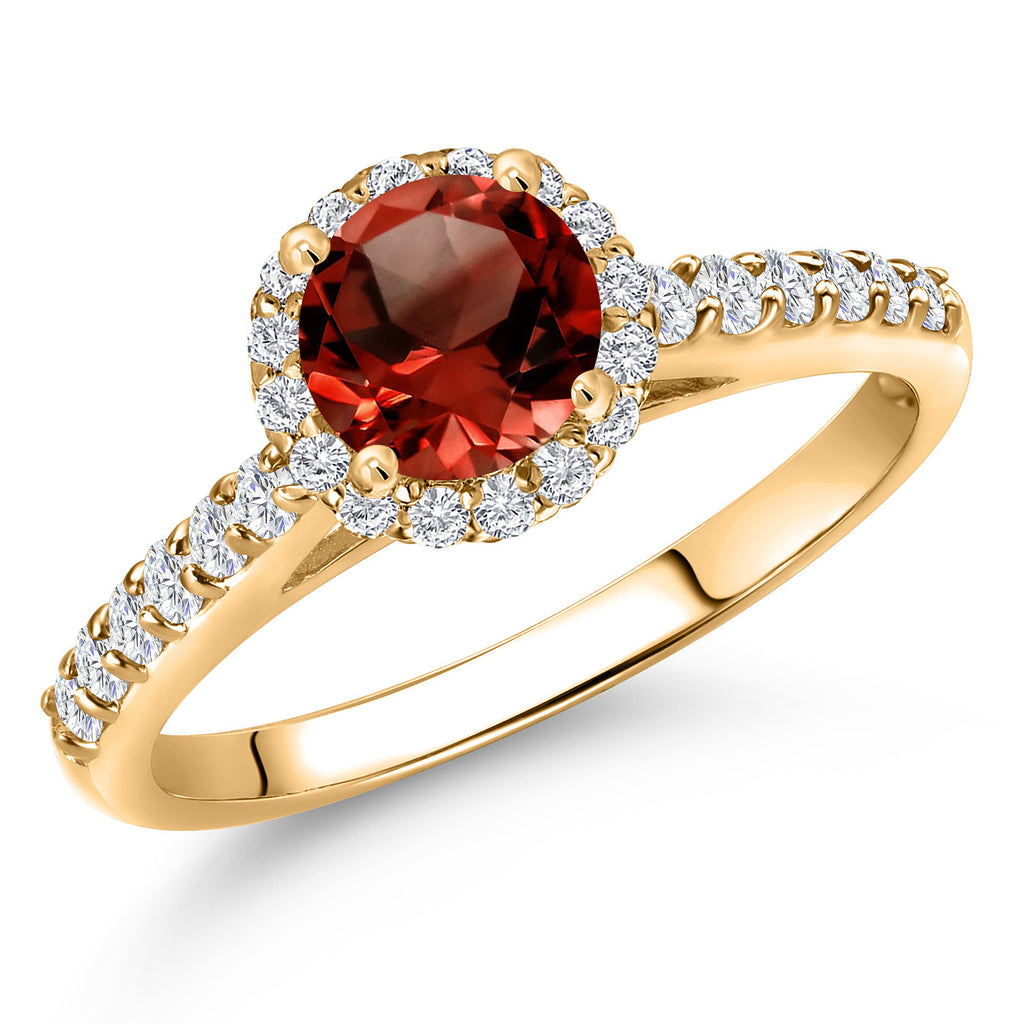 Garnet - January_6_Ring in 10K Yellow Gold