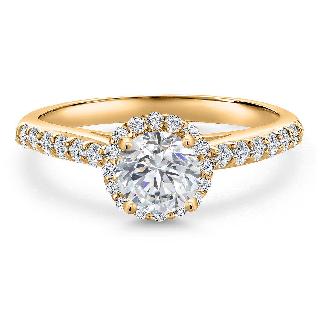 Lab Grown Diamond_5_Ring in 10K Yellow Gold