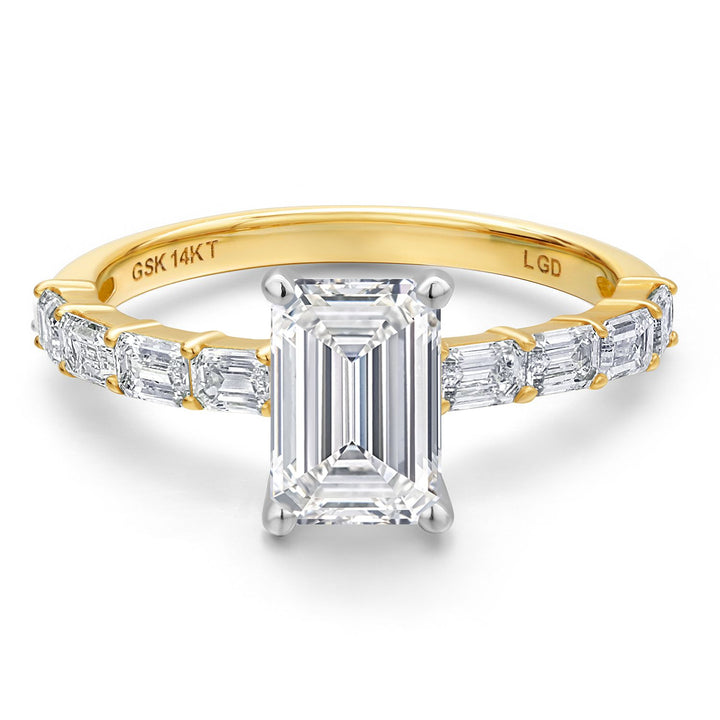 Ring in 14K Two Tone Gold