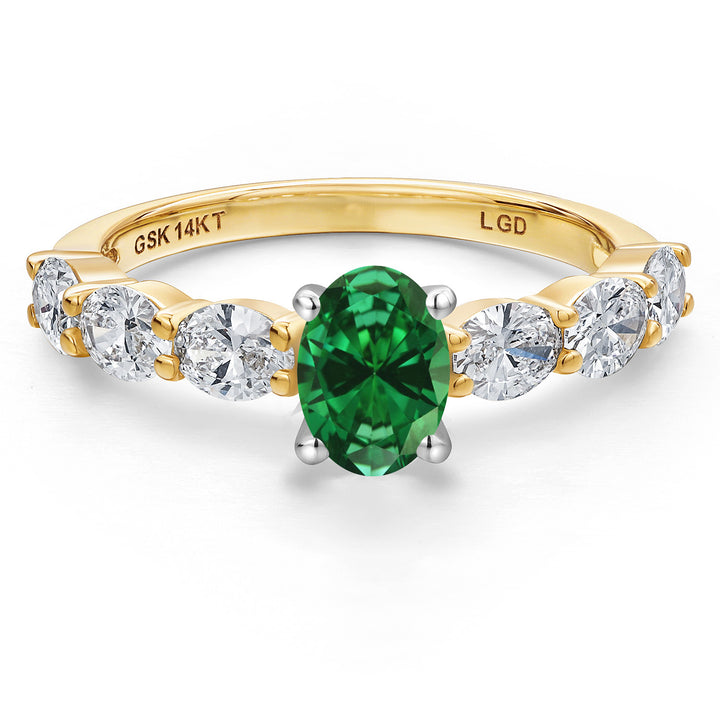 Ring in 14K Two Tone Gold