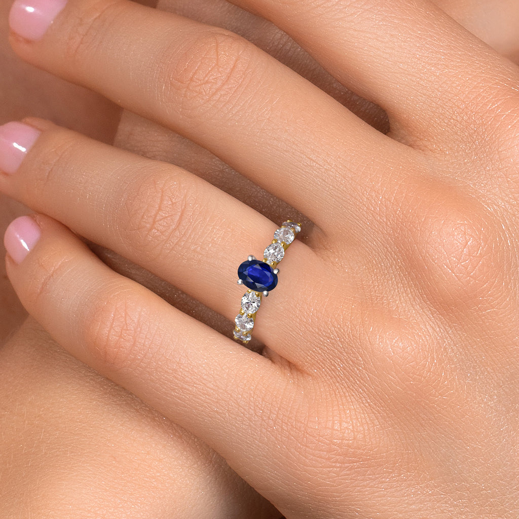 Ring in 14K Two Tone Gold