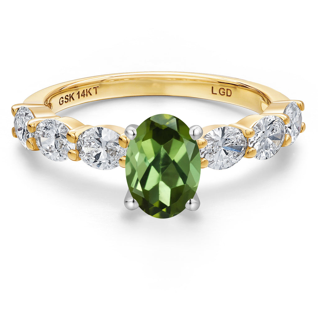 Ring in 14K Two Tone Gold