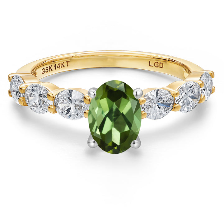 Ring in 14K Two Tone Gold