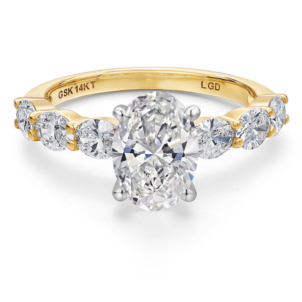 2.40 Cttw_5_Ring in 14K Two Tone Gold