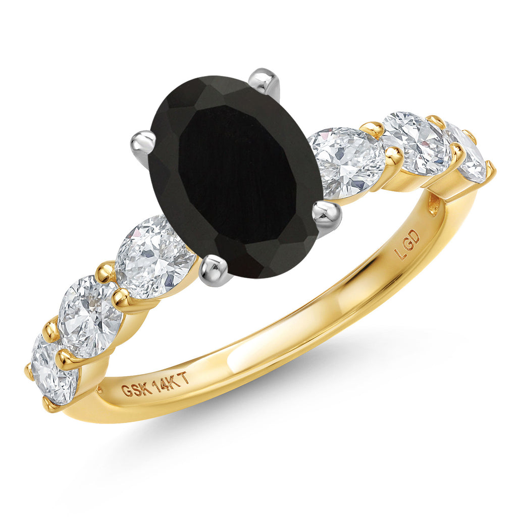 Onyx - December_6_Ring in 14K Two Tone Gold